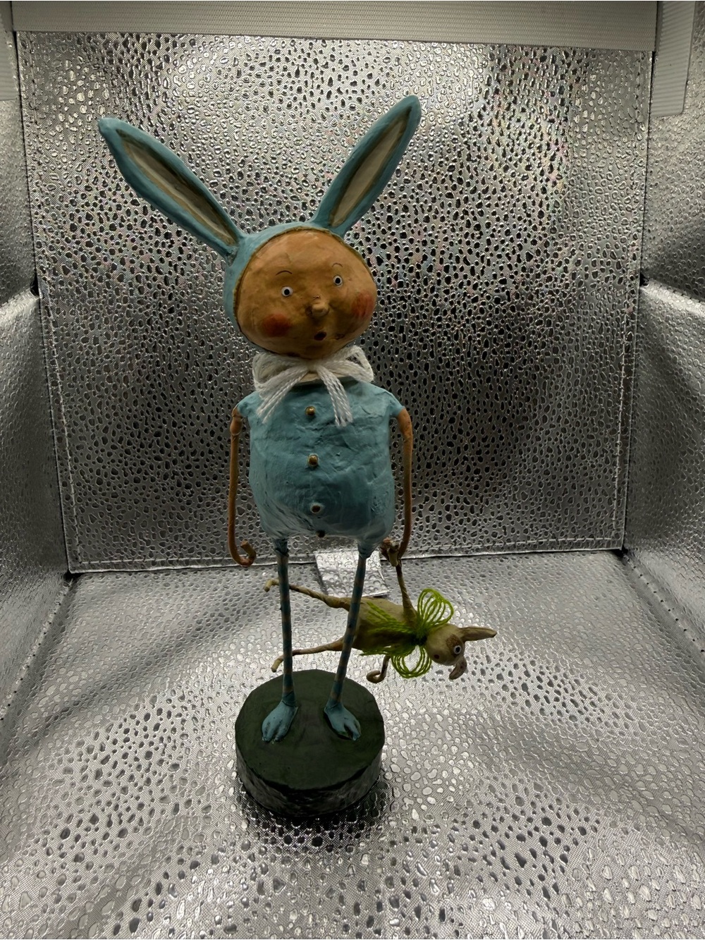 Vintage Lori Mitchell Blue Bunny from the Bunny Skins Trio